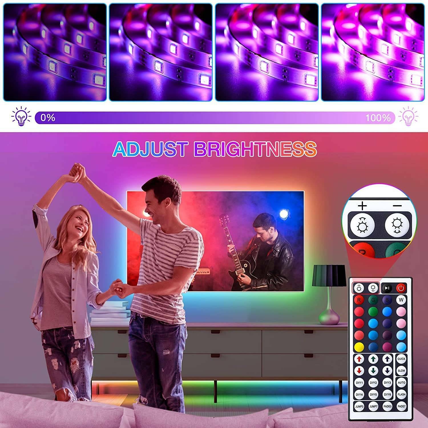 1M-20M LED Stripe RGB Leiste Streifen 5050 SMD Band Licht Leuchte Lichterkette