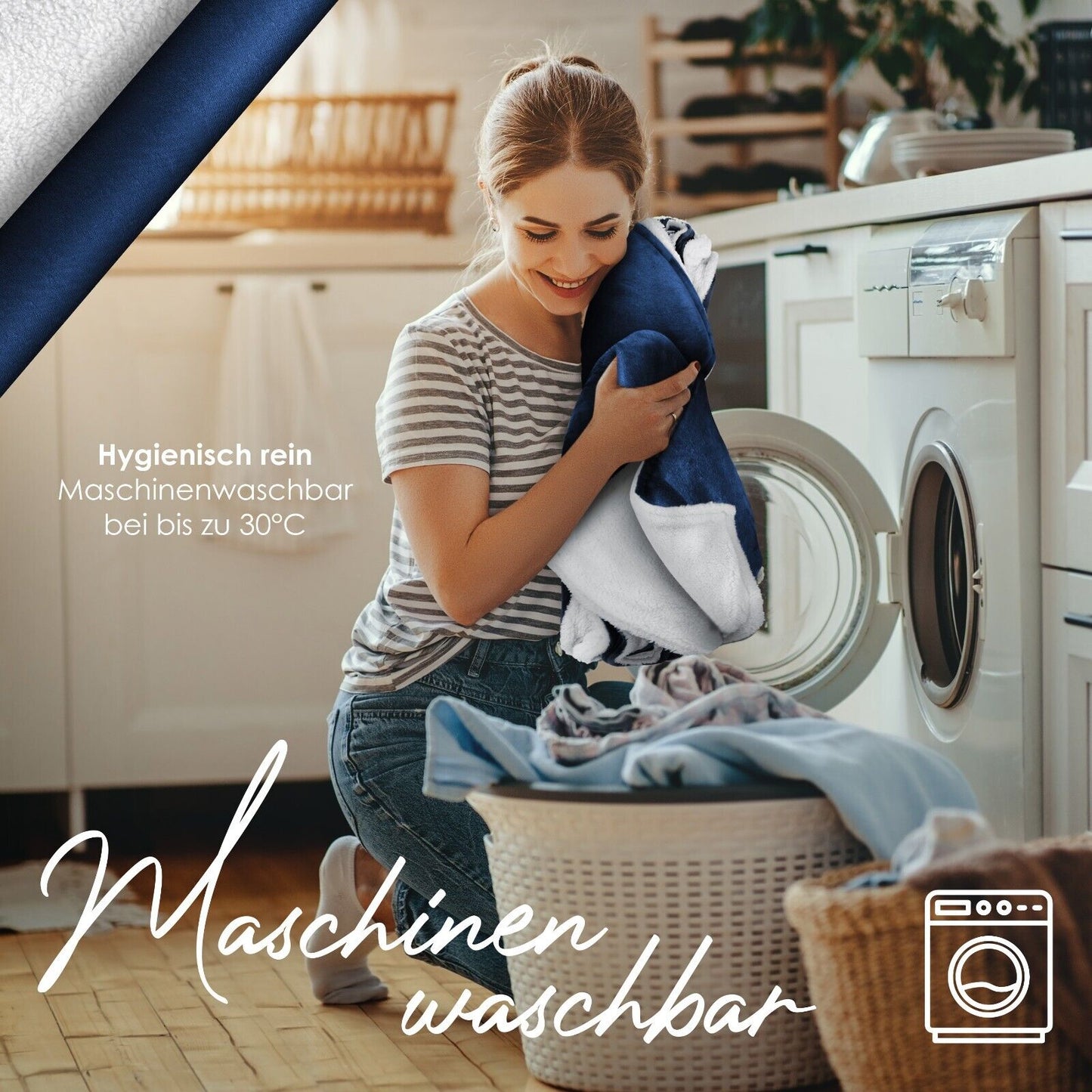 KESSER® Kuscheldecke Flauschig Wohndecke Sherpa Fleece Decke Flanell Bett Sofa