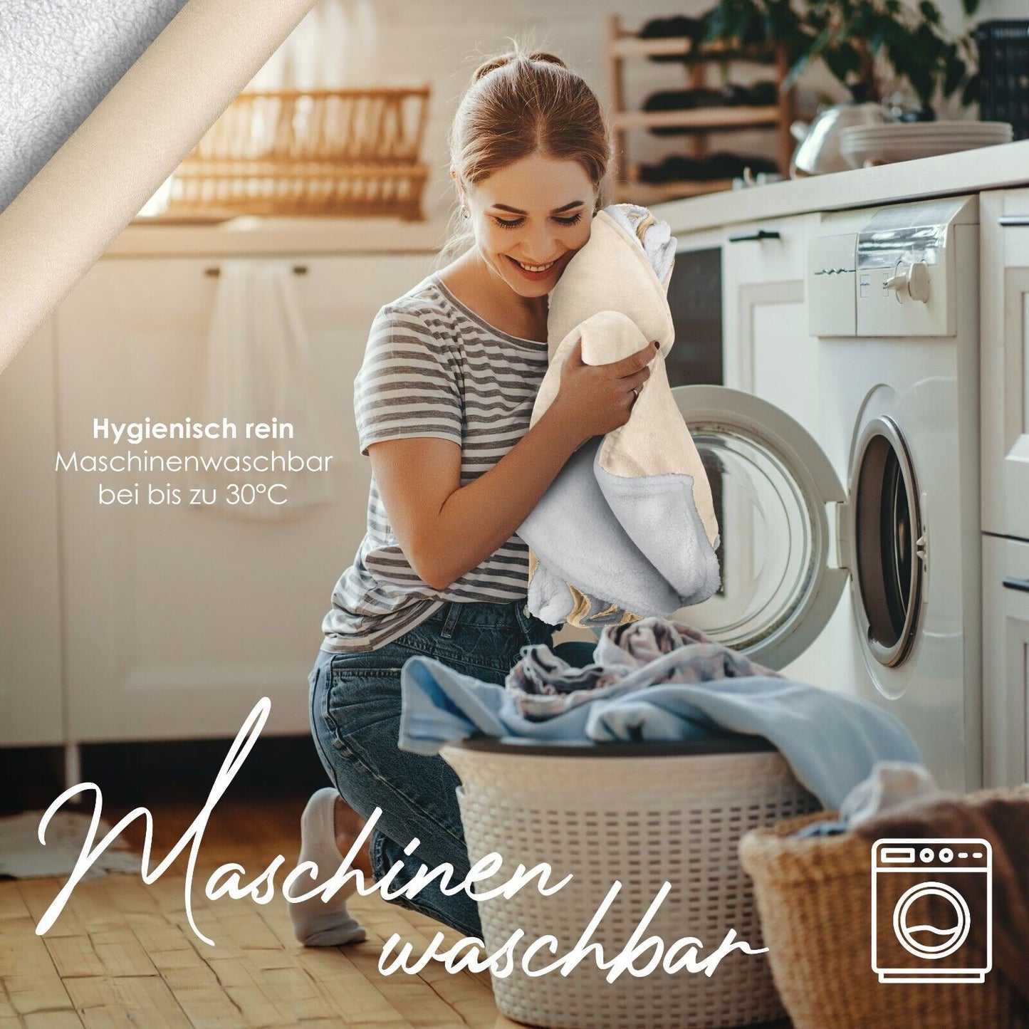 KESSER® Kuscheldecke Flauschig Wohndecke Sherpa Fleece Decke Flanell Bett Sofa