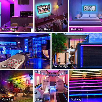 1M-20M LED Stripe RGB Leiste Streifen 5050 SMD Band Licht Leuchte Lichterkette