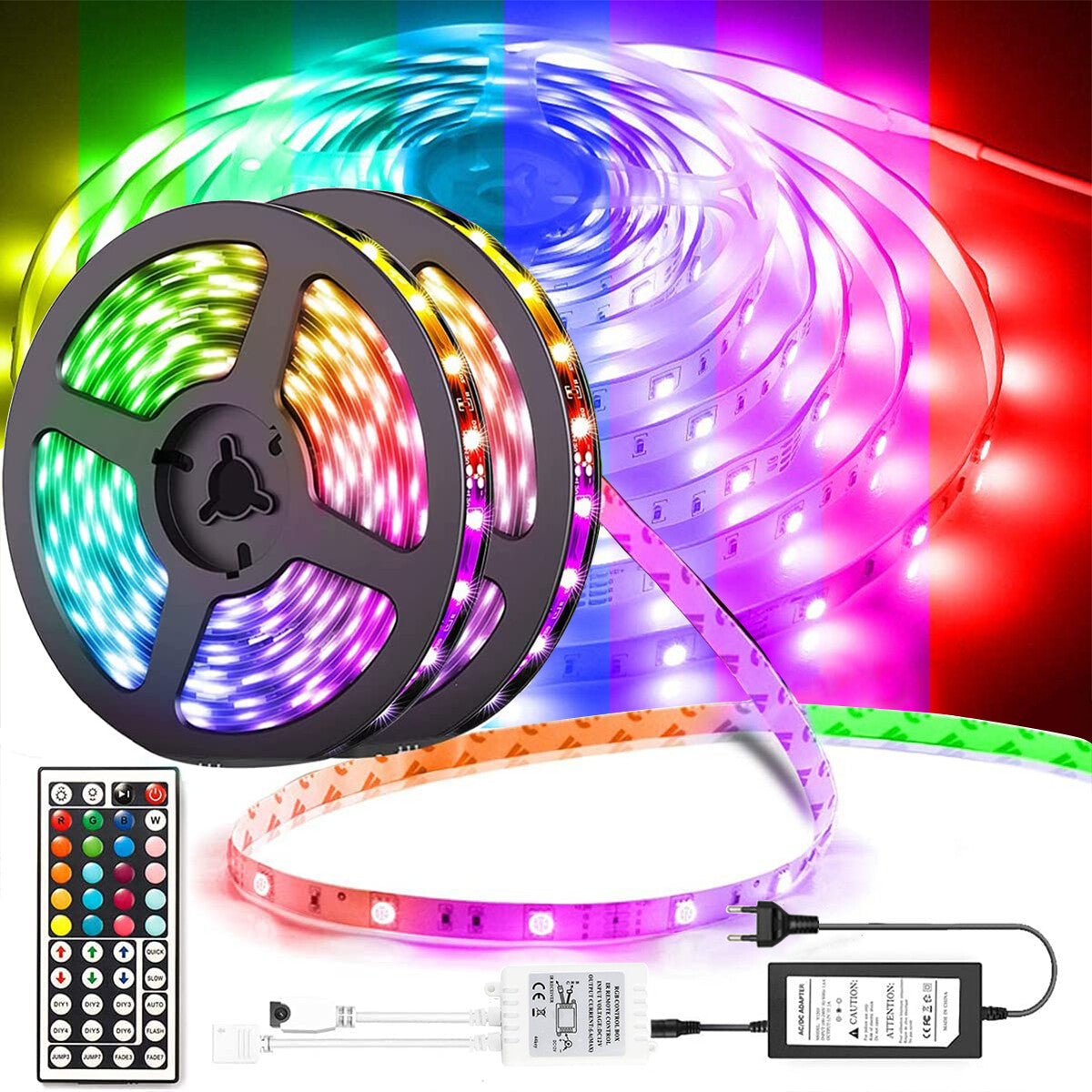 1M-20M LED Stripe RGB Leiste Streifen 5050 SMD Band Licht Leuchte Lichterkette