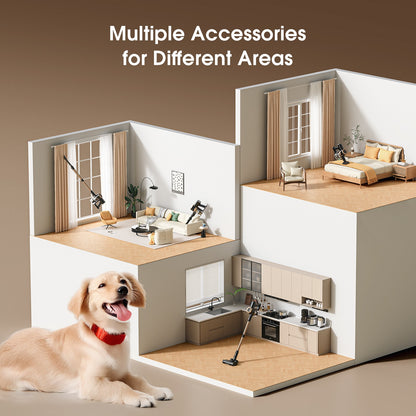 P2 Kabellos Staubsauger 45000Pa Akku Staubsauger Bis 45Min. Bodenstaubsaug