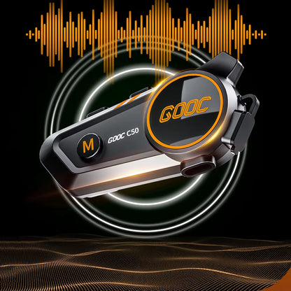 1/2X Music Interphone Bluetooth 5.3 Motorcycle Helmet Intercom Headset Waterproof 300M Intercomunicador Speaker Earphone