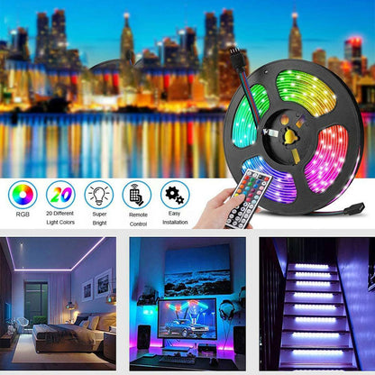 1M-20M LED Stripe RGB Leiste Streifen 5050 SMD Band Licht Leuchte Lichterkette