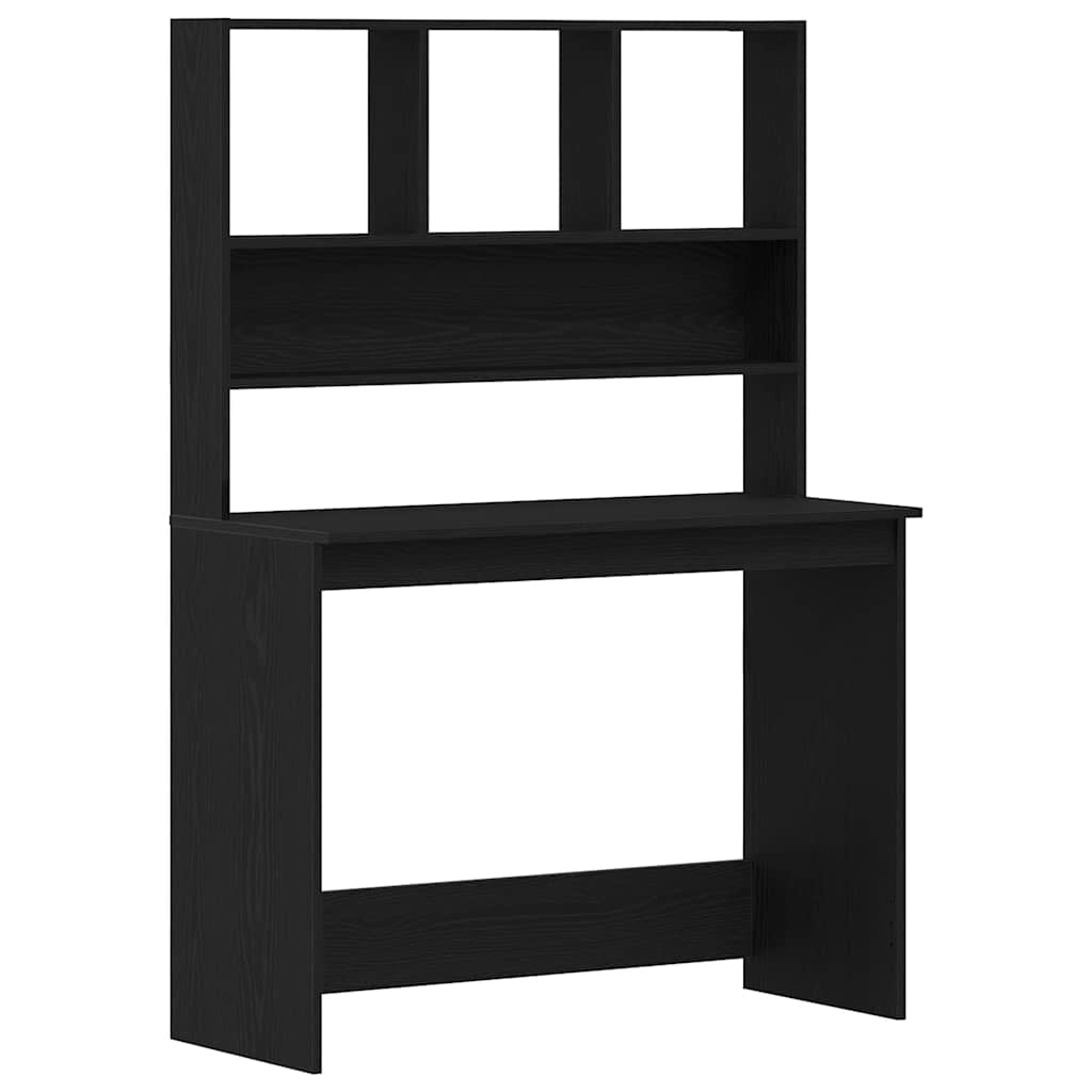 Schreibtisch Mit Regal Bürotisch Computertisch Arbeitstisch Holzwerkstoff Vidaxl