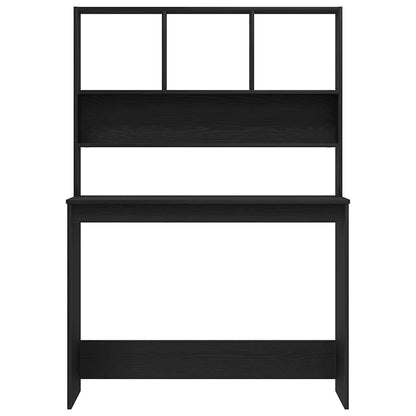 Schreibtisch Mit Regal Bürotisch Computertisch Arbeitstisch Holzwerkstoff Vidaxl