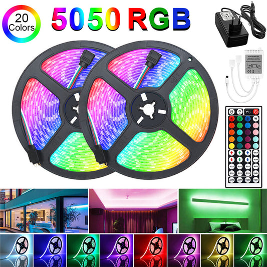 1M-20M LED Stripe RGB Leiste Streifen 5050 SMD Band Licht Leuchte Lichterkette