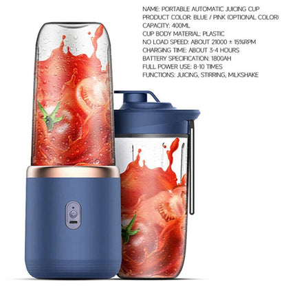 400+400Ml Standmixer Smoothie Maker Zerkleinerer Multifunktion Mixer Milchshaker